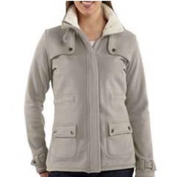 Carhartt Sherpa Sweat Jacket WK111 Medium - Picture 1 of 6